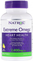 Natrol Extreme Omega (Heart Health,  2400 mg,  60 Softgels)
