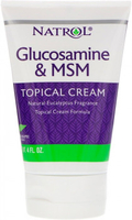 Natrol Glucosamine & MSM Topical Cream (Natural Eucalyptus Fragrance,  118.29 ml)