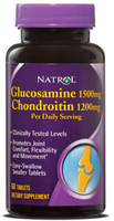 Natrol Glucosamine Chondroitin (1500 mg,  1200 mg,  60 Tablets)