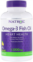 Natrol Omega-3 Fish Oil (Natural Lemon Flavour,  1000 mg,  150 Softgels)