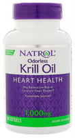 Natrol Omega 3 Krill Oil (Heart Health,  1000 mg,  30 Softgels)