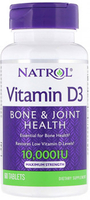 Natrol Vitamin D3 (Bone & Joint Health,  Maximum Strength,  10, 000 IU,  60 Tablets)