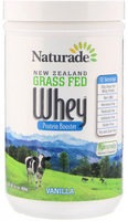Naturade New Zealand Grass Fed Whey Protein Booster (Vanilla,  456g)