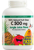 Natural Factors 100% Natural Fruit Chew C (Jungle Juice Flavor,  500 mg,  90 Chewable Wafers)