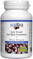 Natural Factors AcaiRich (Super Strength Acai Berry Concentrate,  500 mg,  90 Capsules)