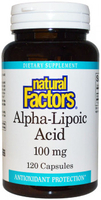 Natural Factors Alpha Lipoic Acid (100 mg,  120 Capsules)