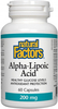 Natural Factors Alpha-Lipoic Acid (200 mg,  60 Capsules)