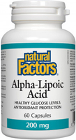 Natural Factors Alpha-Lipoic Acid (200 mg,  60 Capsules)