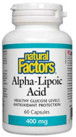 Natural Factors Alpha-Lipoic Acid (400 mg,  60 Capsules)