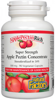 Natural Factors ApplePectinRich (Super Strength Apple Pectin Concentrate,  500 mg,  90 Vegetarian Capsules)