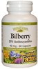 Natural Factors Bilberry (40 mg,  60 Capsules)