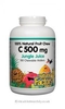 Natural Factors C 500 mg (100% Natural,  Jungle Juice Flavour,  180 Chewable Wafers)