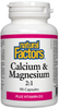 Natural Factors Calcium & Magnesium (180 Capsules)