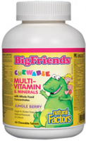 Natural Factors Chewable Multivitamin & Minerals (Jungle Berry,  60 Chewable Tablets)