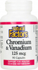 Natural Factors Chromium & Vanadium (125 mcg,  90 Capsules)