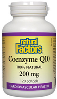 Natural Factors Coenzyme Q10 (200 mg,  120 Softgels)