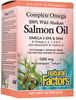 Natural Factors Complete Omega 100% Wild Alaskan Salmon Oil (1300 mg,  180 Enteripure Softgels)