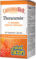 Natural Factors Curcumin Rich® Theracurmin® Extract (30 mg,  60 Vegetarian Capsules)