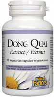 Natural Factors Dong Quai Extract (90 Vegetarian Capsules)