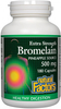 Natural Factors Extra Strength Bromelain (Pineapple Source,  500 mg,  90 Capsules)