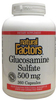 Natural Factors Glucosamine Sulfate (500 mg,  360 Capsules)