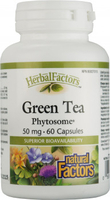 Natural Factors Herbal Factors Green Tea Phytosome (50 mg,  60 Capsules)