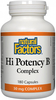 Natural Factors Hi Potency B Complex (50 mg,  180 Capsule)