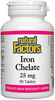 Natural Factors Iron Chelate (25 mg,  90 Tablets)