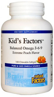 Natural Factors Kids Factors Balanced Omega 3-6-9 (180 Softgels)