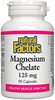 Natural Factors Magnesium Chelate (125 mg,  90 Capsules)