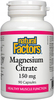 Natural Factors Magnesium Citrate (150 mg,  90 Capsules)