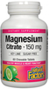 Natural Factors Magnesium Citrate (Key Lime Flavour,  Sugar Free,  150 mg,  60 Chewable Tablets)