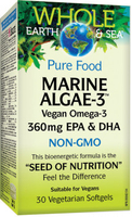 Natural Factors Marine Algae-3 (450 mg,  30 Vegetarian Capsules)