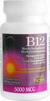 Natural Factors Methylcobalamin B12 (5000 mcg,  60 Sublingual Tablets)