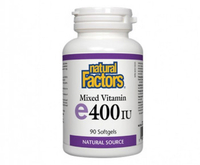 Natural Factors Mixed Vitamin E 400 IU (90 Softgels)