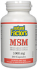 Natural Factors MSM Methyl-Sulfonyl-Methane (1000 mg,  180 Capsules)