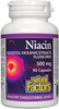 Natural Factors Niacin (Flush Free,  500 mg,  90 Capsules)