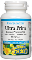Natural Factors OmegaFactors Ultra Prim (500 mg,  90 Softgels)