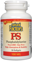 Natural Factors PS Phosphatidylserine (100 mg,  30 Softgels)