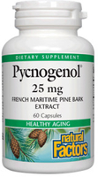 Natural Factors Pycnogenol (25 mg,  60 Capsules)