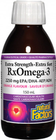 Natural Factors RxOmega-3 Factors (Orange Flavour,  2250 mg,  150 ml)