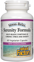 Natural Factors Serenity Formula (with Ashwagandha,  60 Vegetarian Capsules)