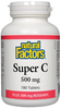 Natural Factors Super C (Plus Rosehips & Bioflavanoids,  500 mg,  180 Tablets)
