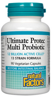Natural Factors Ultimate Protec Multi Probiotic (90 Vegetarian Capsules)