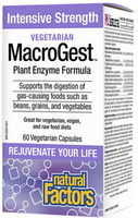 Natural Factors Vegetarian MacroGest (60 Vegetarian Capsules)