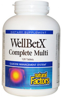 Natural Factors WellBetX Complete Multi (120 Tablets)