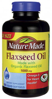 Nature Made Flaxseed Oil (1000 mg,  180 Softgels)