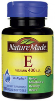 Nature Made Vitamin E (400 IU,  100 Softgels)