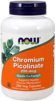 Now® Chromium Picolinate,  Insulin Co-Factor (200 mcg,  250 Capsules)