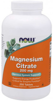 Now® Magnesium Citrate (200 mg,  250 Tablets)